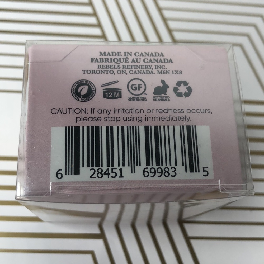 3/$18 Rebels Refinery Geometric Heart Coconut Lime Natural Lip Balm NEW! - Picture 8 of 10